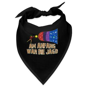 Jagd Big Bang - Bandana - Schwarz - Vorne