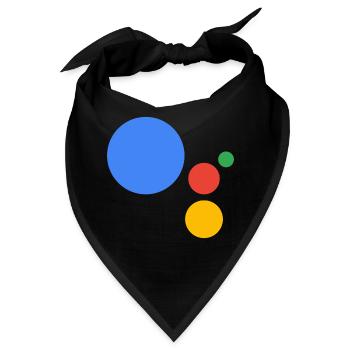 Google Logo Merch! - Bandana - Schwarz - Vorne
