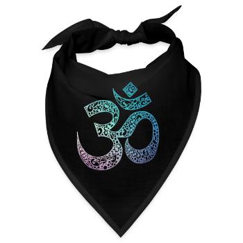 Om - Bandana - Schwarz - Vorne
