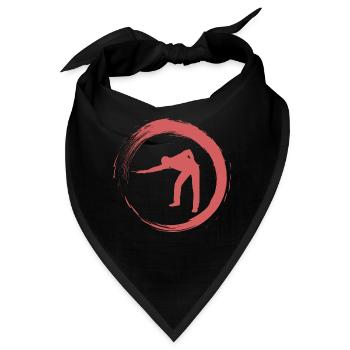 Billiard Snooker - Bandana - Schwarz - Vorne