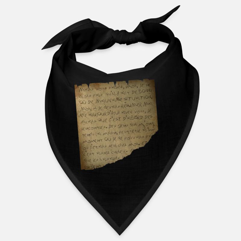 Mais vous savez, je ne crois pas qu'il y ait de... - Bandana - noir