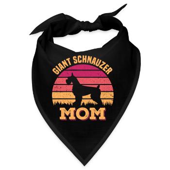 Schnauzer - Bandana - Schwarz - Vorne