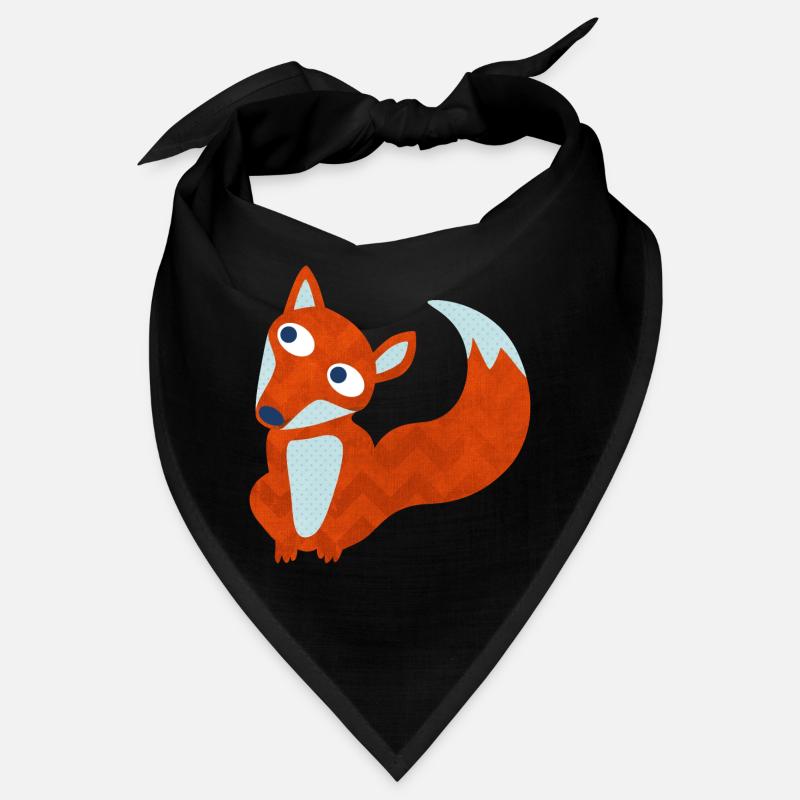 Fuchs Wald Tier Comic schlau cool Kinderzimmer Bandana