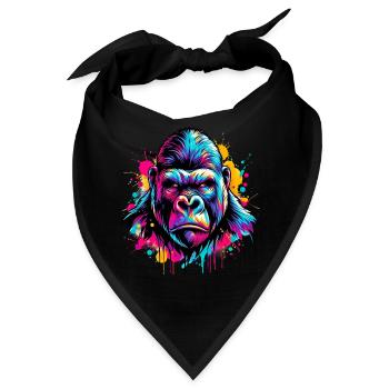 Gorilla - Bandana - Schwarz - Vorne