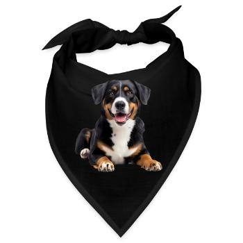 Entlebucher Mountain Dog - Bandana - Schwarz - Vorne