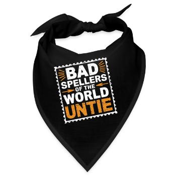 Bad Spellers Of The World Untie 10 - Bandana - Schwarz - Vorne