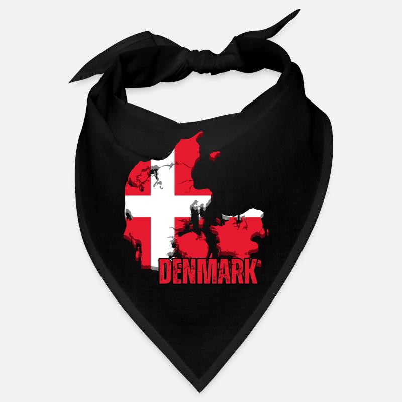 Fierté danoise, drapeau du Danemark Bandana