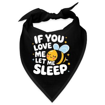 Honigbiene Imker Bienen Biene - Bandana - Schwarz - Vorne