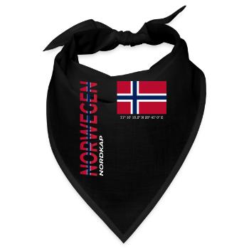 Nordkap - Bandana - Schwarz - Vorne