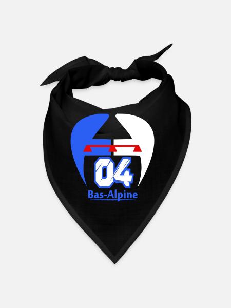 Bas-Alpine 04 logo - Bandana - black - Front