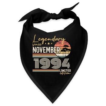 Jahrgang November 1994 Retro November 1994 - Bandana - Schwarz - Vorne