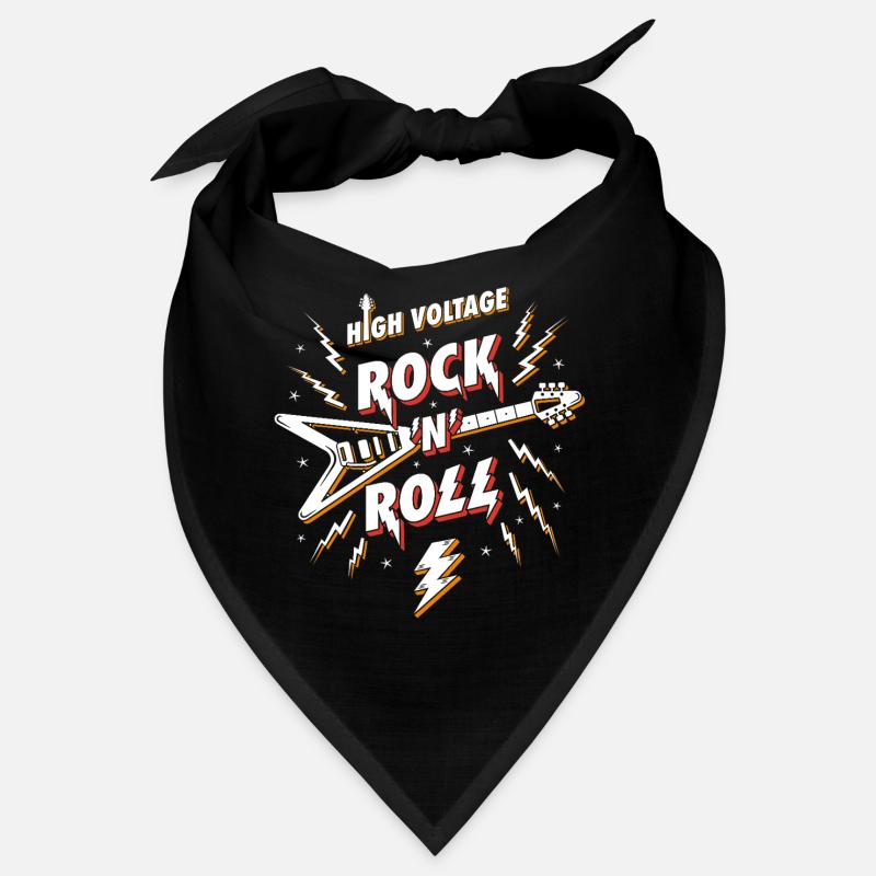 High Voltage Rock N Roll Guitar Bandana