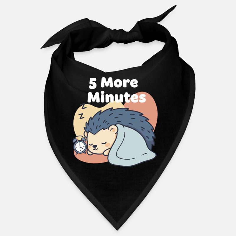 5 More Minutes Schlafender Igel Bandana