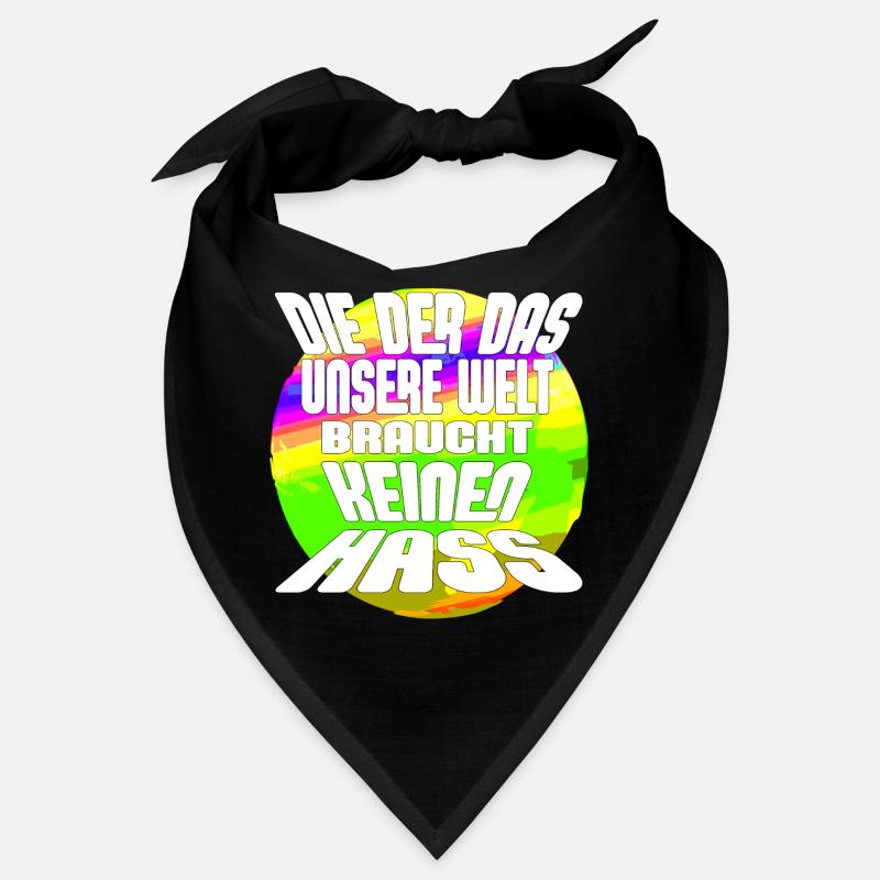 No Hate – Our World Needs Love Bandana