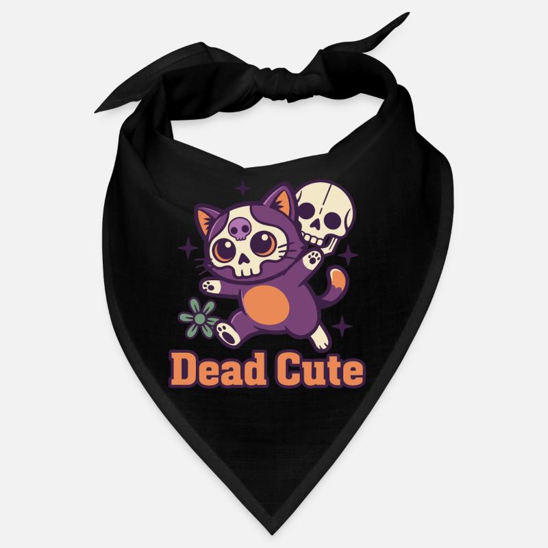 Squelette de chat mort mignon Bandana