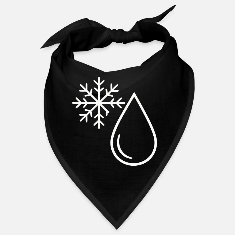 Schnee und Minimalist Drop Bandana