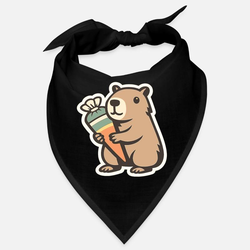 Capybara School Child – 1st Grade Bandana