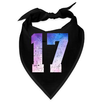Ausgabe 17 – 17. Jubiläumsgeschenk - Bandana - Schwarz - Vorne