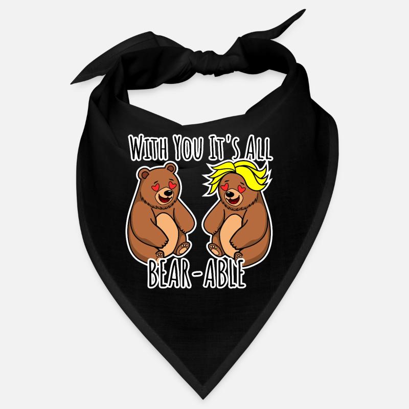 Die Bären lieben einander! It's all Bear-able! Bandana