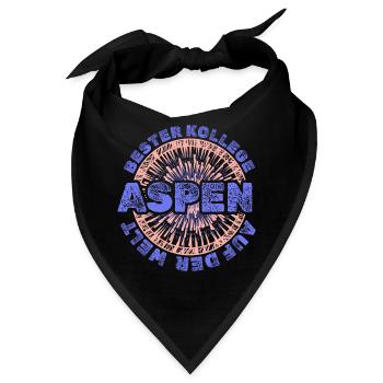 Mitarbeiter Aspen - Bandana - Schwarz - Vorne