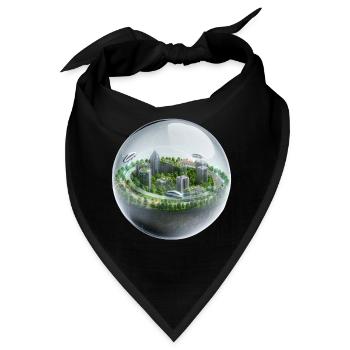 Glass Sphere - Bandana - Schwarz - Vorne