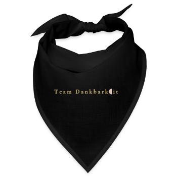 Botschaft - Team Dankbarkeit - Bandana - Schwarz - Vorne