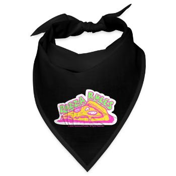 TMNT Mutant Mayhem Pizza Rules - Bandana - Schwarz - Vorne