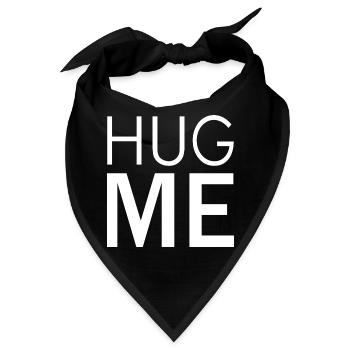 Hug Me (dark) - Bandana - Schwarz - Vorne