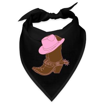 ROSA COWBOY STIEFEL - Bandana - Schwarz - Vorne