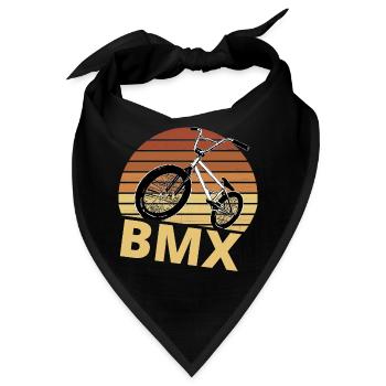 Bmx / bmx fahrer / Freestyle Bmx / Bmx Flatland - Bandana - Schwarz - Vorne