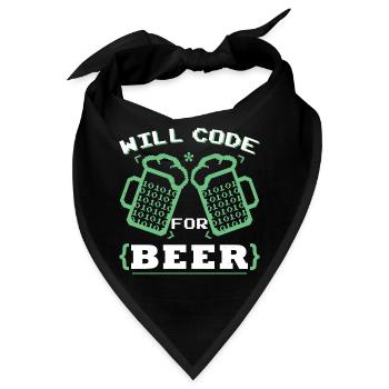 Lustige Programmierung Coder Programmierer Coder Codierung - Bandana - Schwarz - Vorne