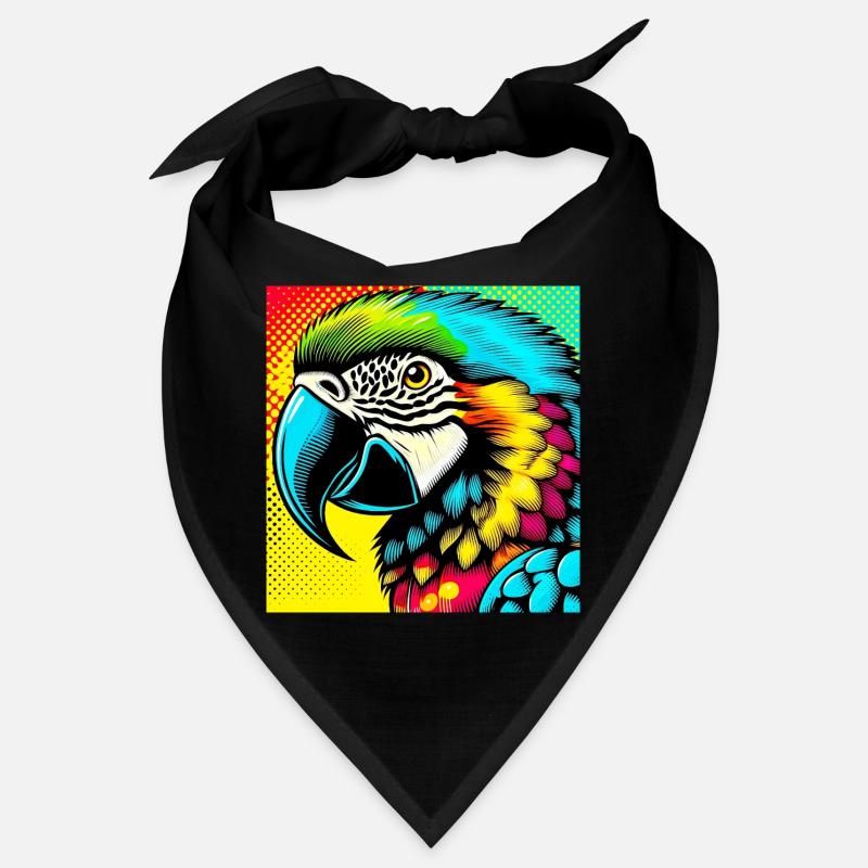 Papagei Pop Art Bandana