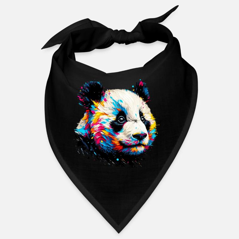 Panda - Bandana - noir