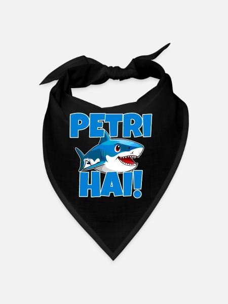 Petri Hai , Petri Heil Angler Glück - Bandana - black