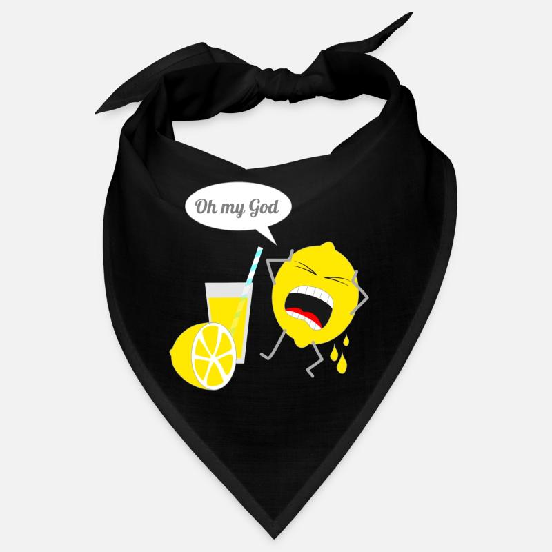Funny lemon design Bandana
