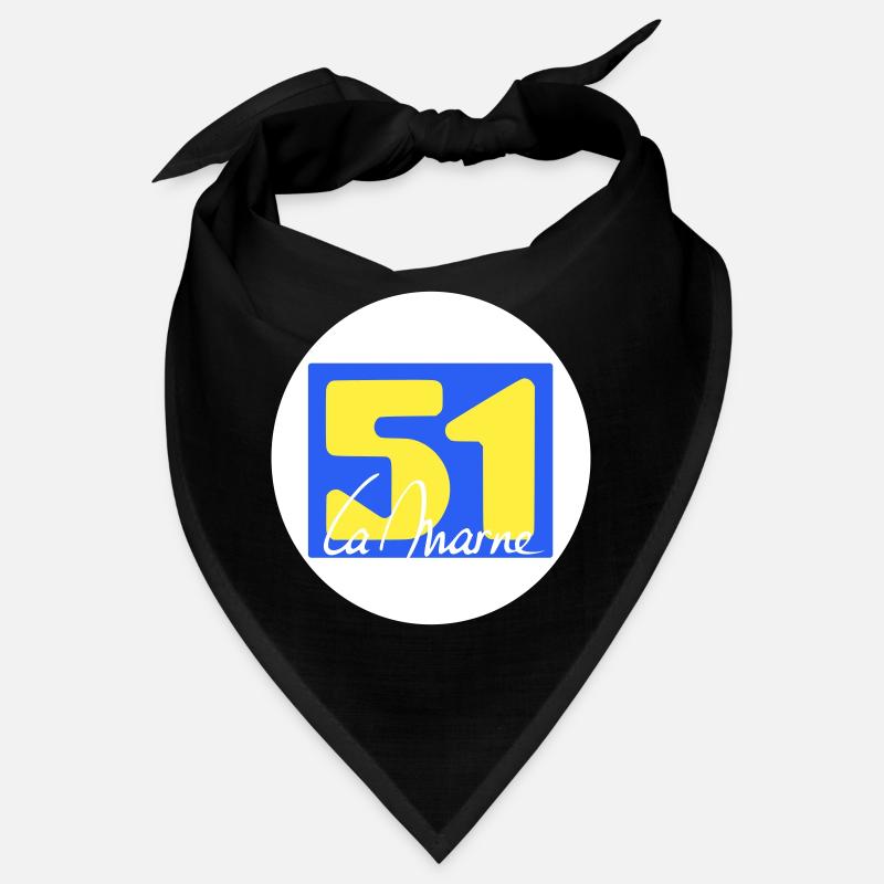 Logo emblématique de La Marne en couleurs vives Bandana