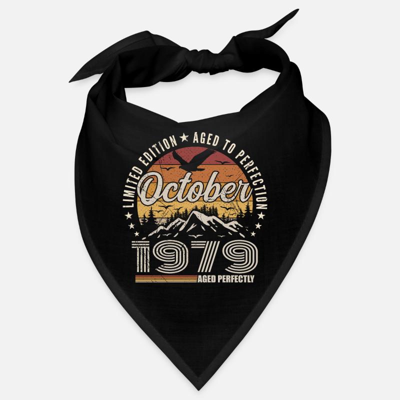 October 1979 Birthday Gift - October 1979 Bandana