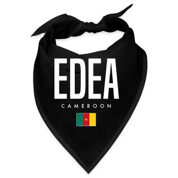 Edea Kamerun Kameruner - Bandana - Schwarz - Vorne