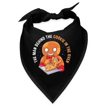 Werdende Väter Werdender Papa - Bandana - Schwarz - Vorne