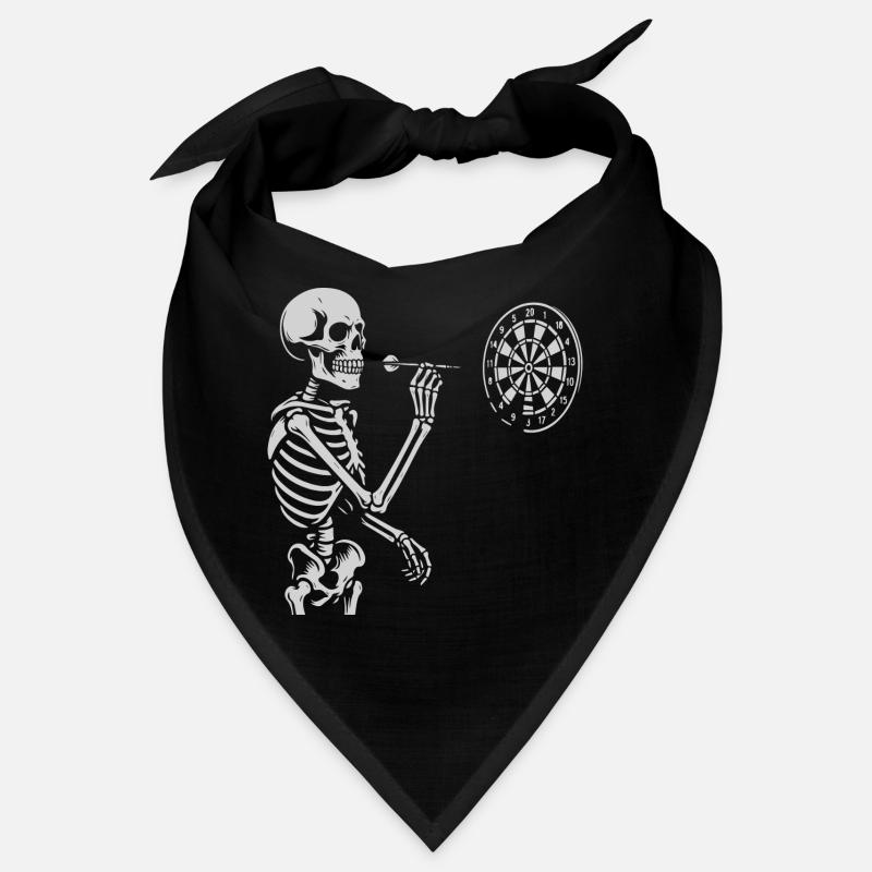 Skeleton playing darts game Bandana