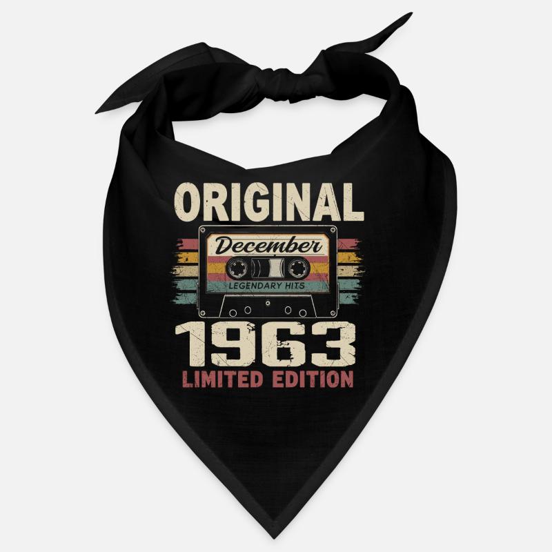 December 1963 Birthday Gift Bandana