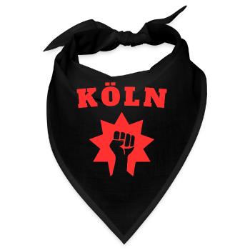 Köln - Bandana - Schwarz - Vorne