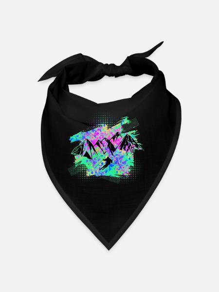 skifahren - Bandana - Schwarz