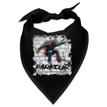 Parkour - Bandana - Schwarz - Vorne