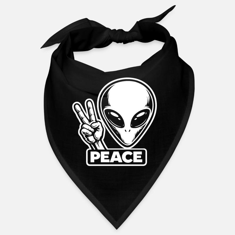 Alien Peace Peace on Earth Bandana