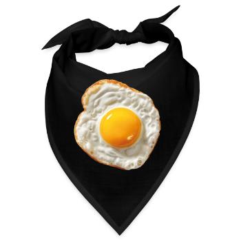Spiegelei - Bandana - Schwarz - Vorne