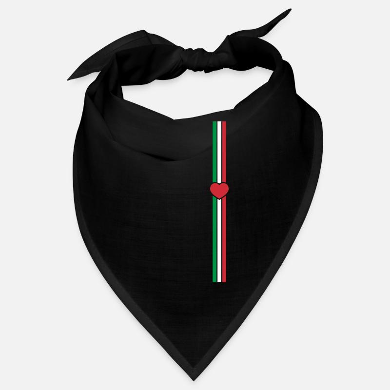 Italy flag line vertical Bandana