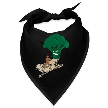 Endgegner Brokkoli - Bandana - Schwarz - Vorne