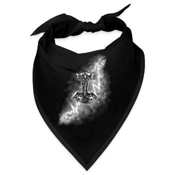Thors Hammer - Bandana - Schwarz - Vorne