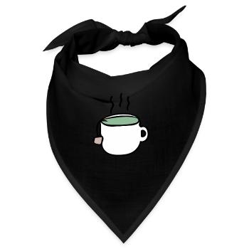 Tee - Bandana - Schwarz - Vorne